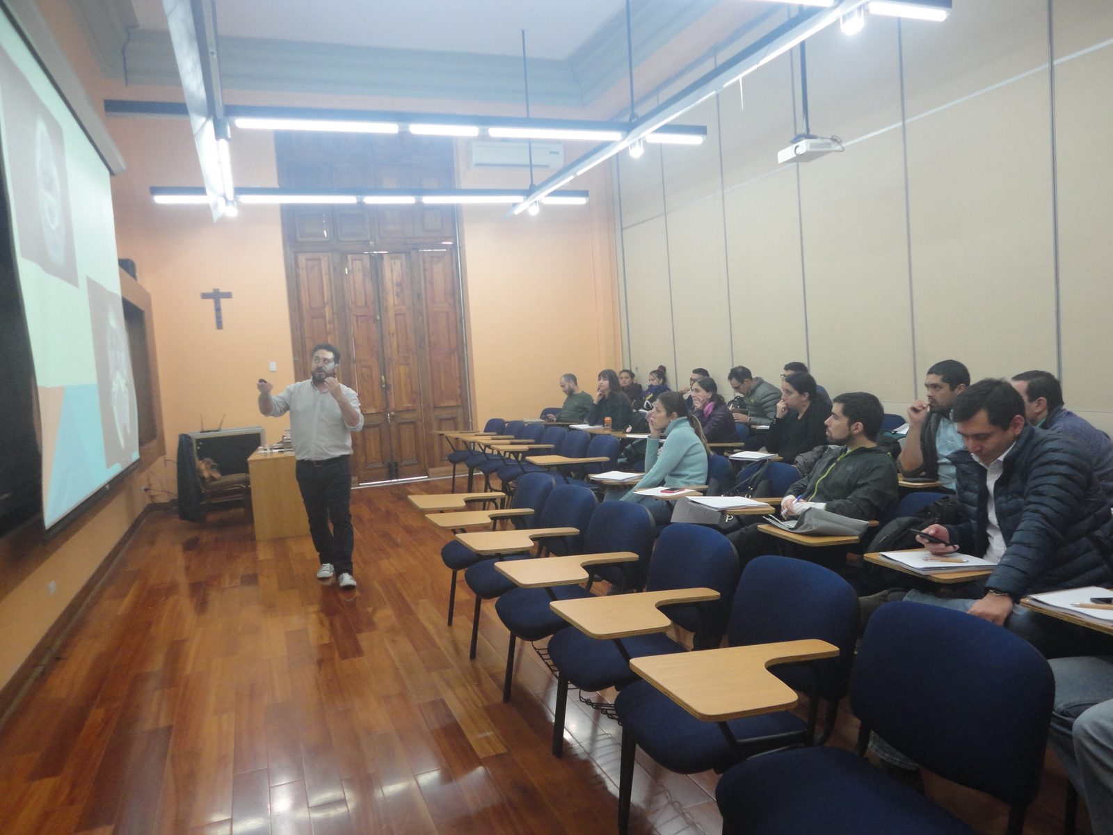 Sala de capacitación de Cap Reitter con participantes durante una clase