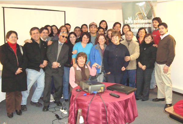 Participantes del curso autocuidado junto a Cap Reitter