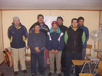 Participantes del curso capacitación en regiones junto a Cap Reitter
